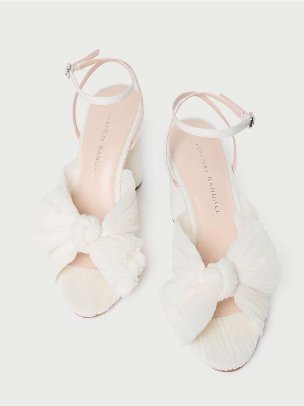 Loeffler Randall Camellia Pleated Bow Heel - Picture 2 of 9